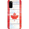 Canada Flag Light Wood Galaxy S20 Lite Case